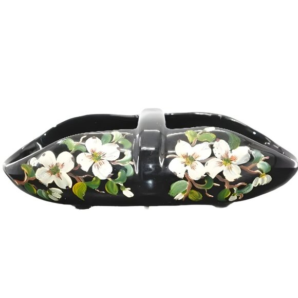 Steiff Other - Vintage Rare Steiff Black White Hand Painted Art Studio Pottery Trinket Dish